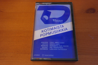 Kotimaista Popmusiikkia C-kasetti.