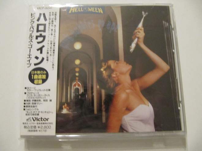 Helloween Pink Bubbles Go Ape Japanilainen CD OBI