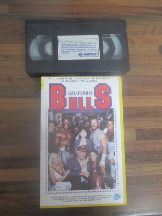 CALIFORNIA BULLS - vanha vhs video v 1988