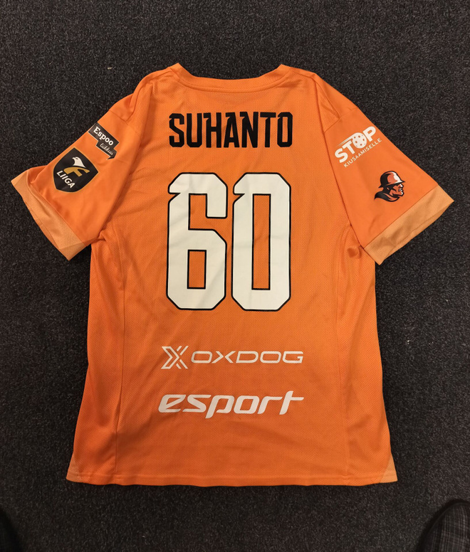 Esport Oilers Game Worn Suhanto #60