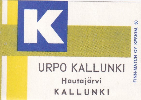 Kallunki, Hautajärvi, Urpo Kallunki  7/3