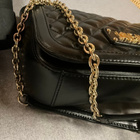 LOVE MOSCHINO tikattu musta laukku ketjuhihna - pikkukuva 3