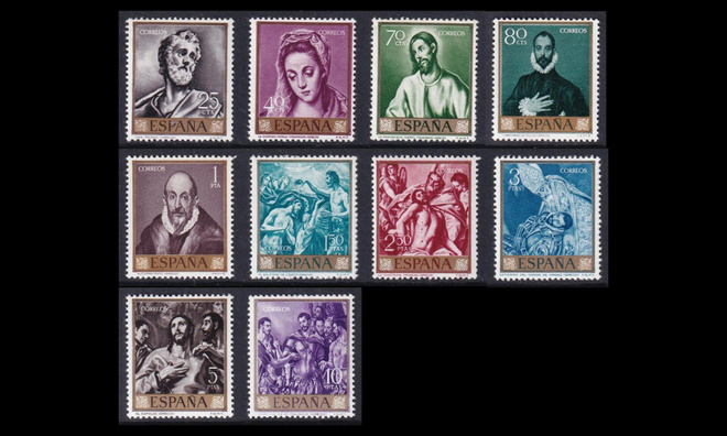 Espanja 1225-34 ** Maalauksia El Greco (1961)