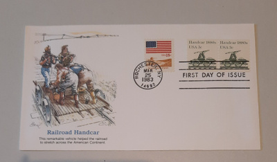 Rautatie- Resiina USA FDC 1983