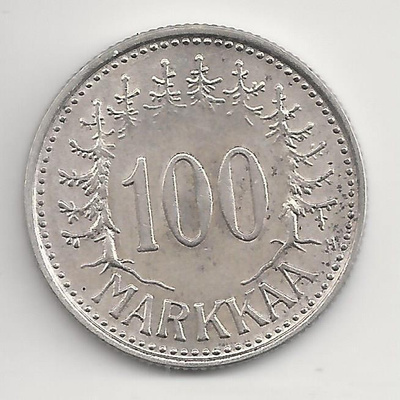 1957 100 mk hopeaa