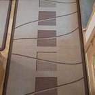 Matto ruskea beige 203 x 81 cm kuvioitu - pikkukuva 2