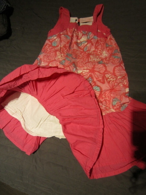 Tyttöjen vaatepaketti 98 cm Benetton , Name It 7 kpl