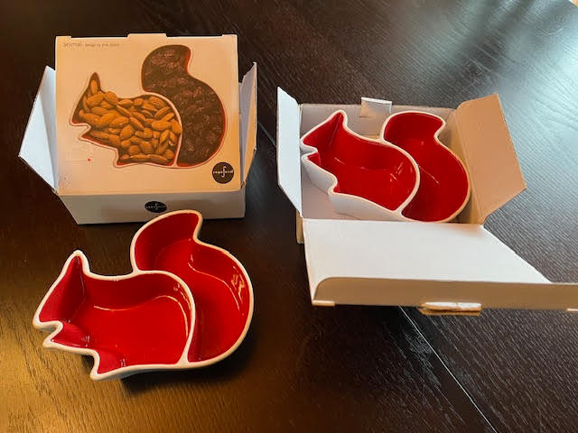 Sagaform Orava tarjoiluastiat 2 kpl Orava-kulhot