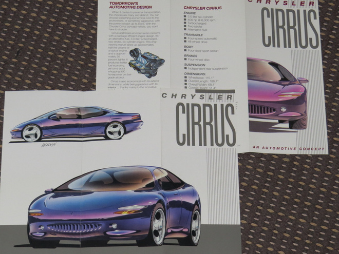 1992 Chrysler Cirrus esite - KUIN UUSI - 400 hv turbo