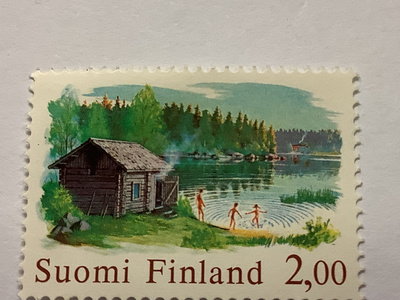 809/ 1977 Yleismerkki Sauna ** postituore