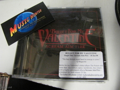 BULLET FOR MY VALENTINE - SCREAM AIM FIRE PROMO CD SINGLE