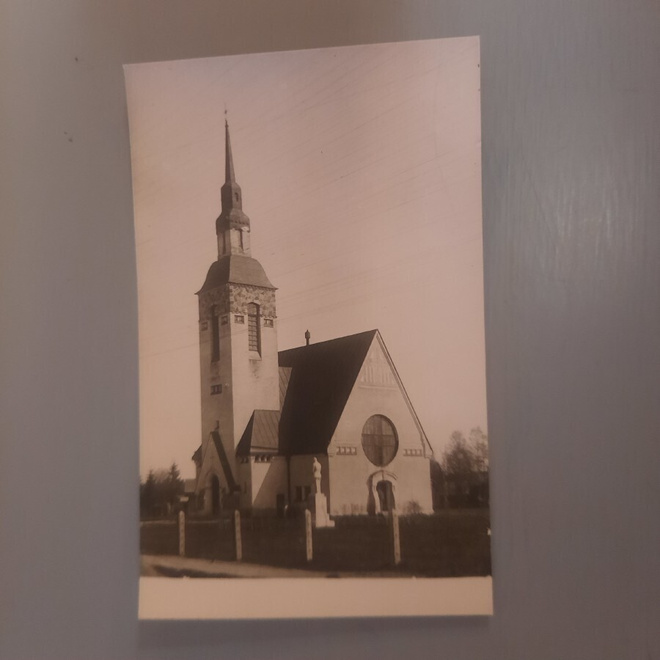 PK Terijoki kirkko ja sankaripatsas 1918 *ei TV Karjala