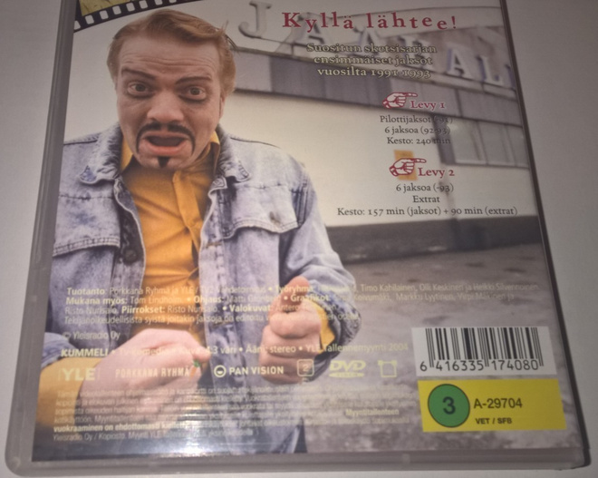KUMMELI  KYLLÄ LÄHTEE 1991 - 1993  2 X DVD