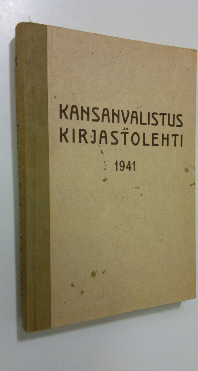 Kansanvalistus ja kirjastolehti 1941 : numerot 1-7