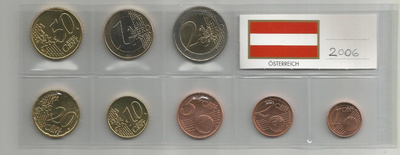 Itävalta rahasarja 2006 UNC