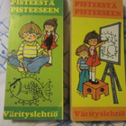 Pisteestä pisteeseen Värityslehtiö 2 kpl 70-luvulta - pikkukuva 1