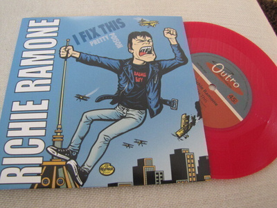 Richie Ramone I fix this 7 45 USA 2017 2p. Punainen vinyyli
