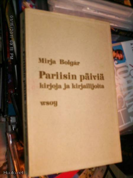 Mirja Bolgar : Pariisin päiviä (1 p. 1969 ) Sis.PK:t ! ! !