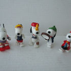 Vintage Snoopy figuurit, 5 kpl - pikkukuva 1