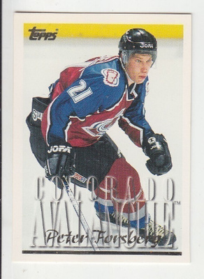 Peter Forsberg 95-96 Topps.