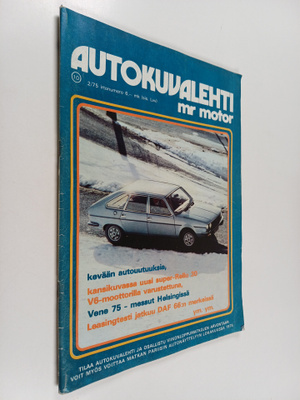 Autokuvalehti mr motor  2/1975