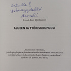 Irmeli Kari-Björkbacka : Alueen ja työn sukupuoli (signee... - pikkukuva 3