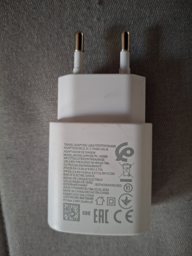 USB-C laturi PPS