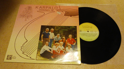 Karpalo – Yhteinen Tie lp orig 1979 Folk Rock, Jazz