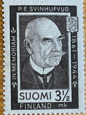 PRESIDENTTI SVINHUFVUDIN SURUMERKKI**