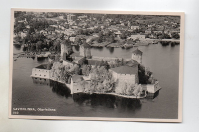 Olavinlinna: ilmakuva (Velj.Karhumäki  949)