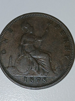 Victoria Penny 1878 High Grade