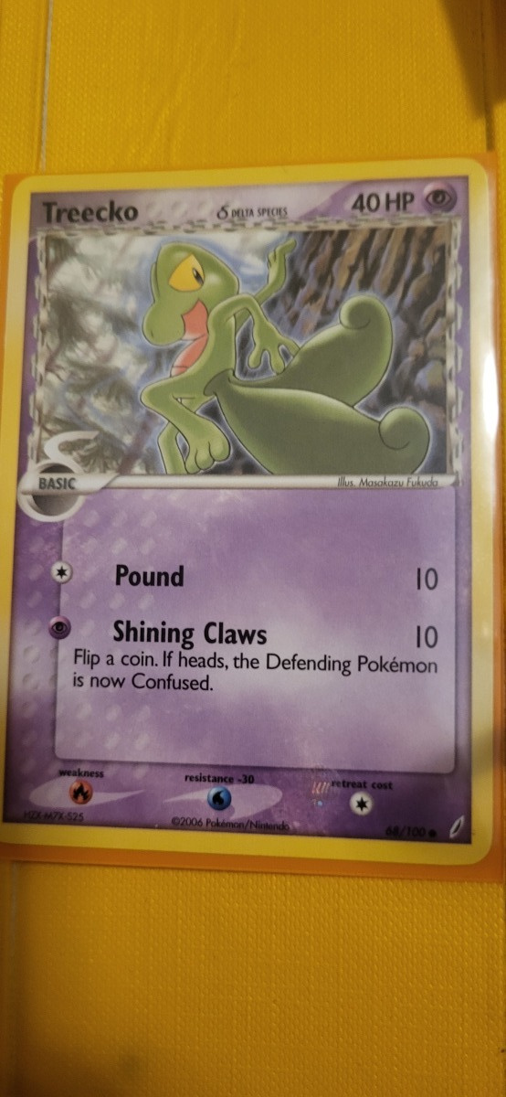 Treecko Delta Species (CG 68) EX Crystal Guardians card