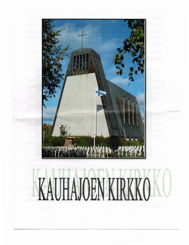 Kauhajoki; Kauhajoen kirkko (esite)