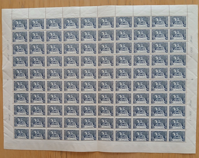 28.2.1935, Kalevalan 100-vuotisjuhla. LAPE 193, 2 1/2 mk.**