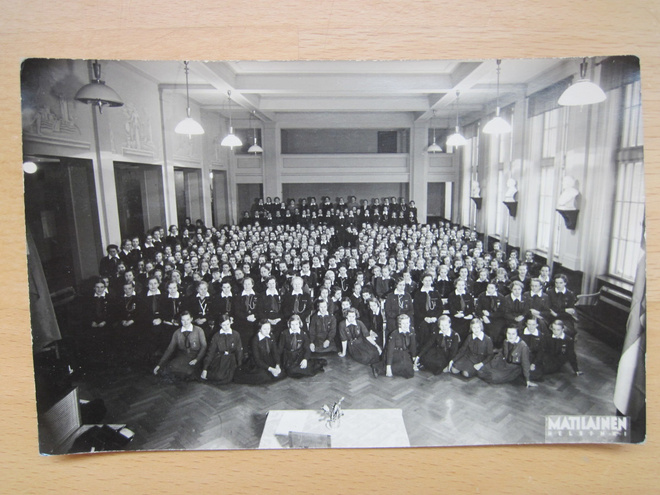 VANHA Postikortti Helsinki Partio Pariotytöt 1920-luku