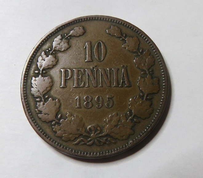 10 penniä 1895