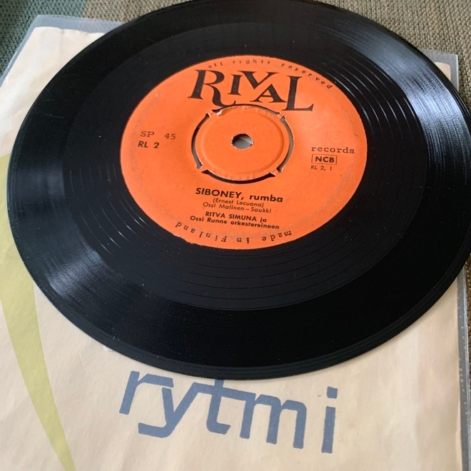 RITVA SIMUNA * OLLI HÄME : Siboney * Tea For Two * FIN 1959