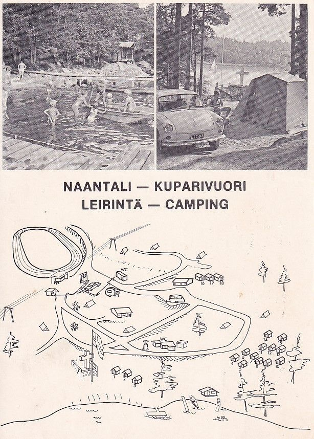 NAANTALI KUPARIVUORI LEIRINTÄ 1970... KULKENUT