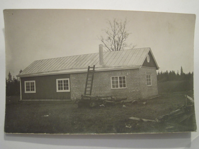 VANHA Valokuva Pohjankuru VPK Palokunta 1920-l Postikorttiko