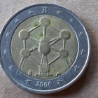 Belgia 2 euro 2006 Atomium erikoiseuro juhlaraha - pikkukuva 1