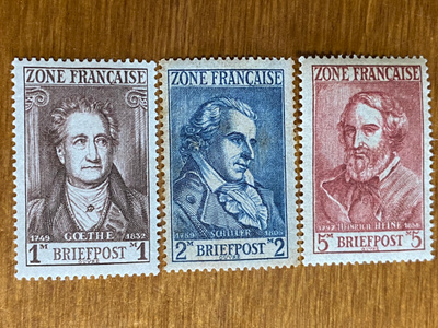 SAKSA 1945 RANSKA VYÖHYKE SARJA**