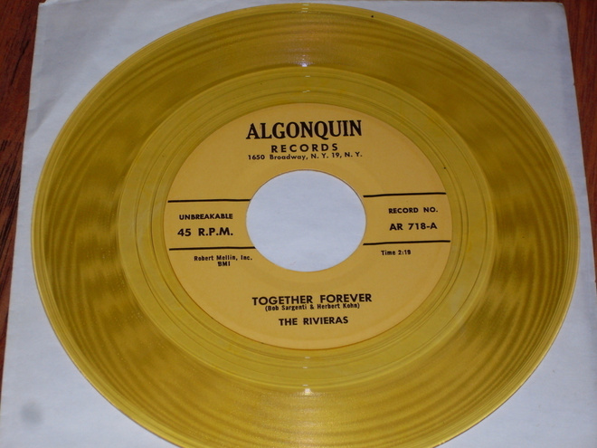 7" RAVENAIRS - Together Forever - single 1958 doo-wop MINT-