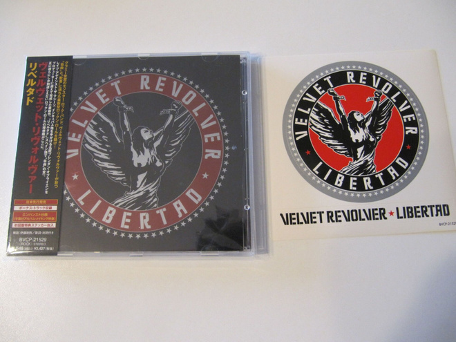 Velvet Revolver – Libertad Japanilainen CD OBI Tarra