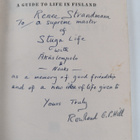 Rowland G. P. Hill : A Guide to Life in Finland (signeera... - pikkukuva 2