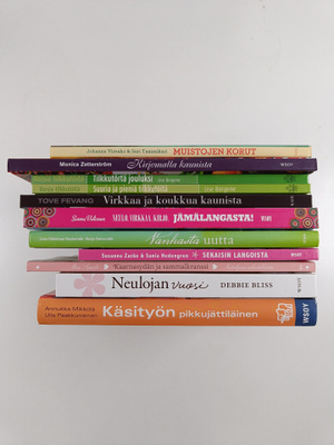 Askartelijan starttipaketti (11 kirjaa) : Käsityön pikkuj...