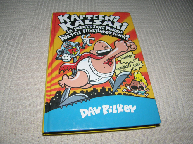 Pilkey Kapteeni Kalsari ja professori Poksu-Pöksyn