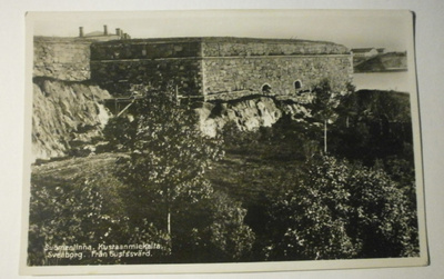 Helsinki, Suomenlinna, Kustaanmiekalta, mv valokuvapk, ei p.