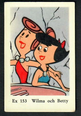 Keräilykuva - Wilma och Betty - The Flintstones