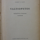 Albert E. Kahn: Valtiopetos, Kansankulttuuri 1952. 424 s. - pikkukuva 2