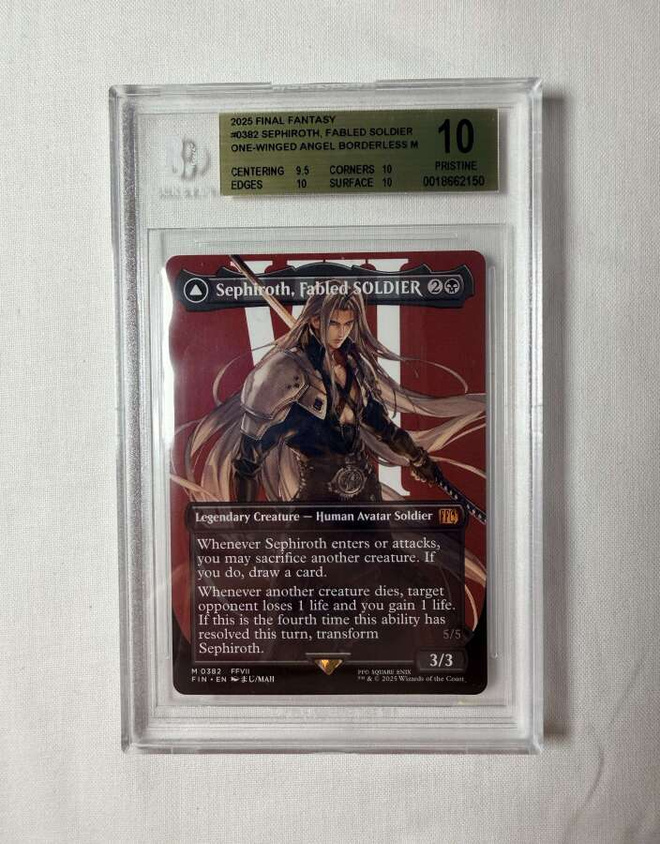 Magic the Gathering Sephiroth Fabled SOLDIER BGS 10